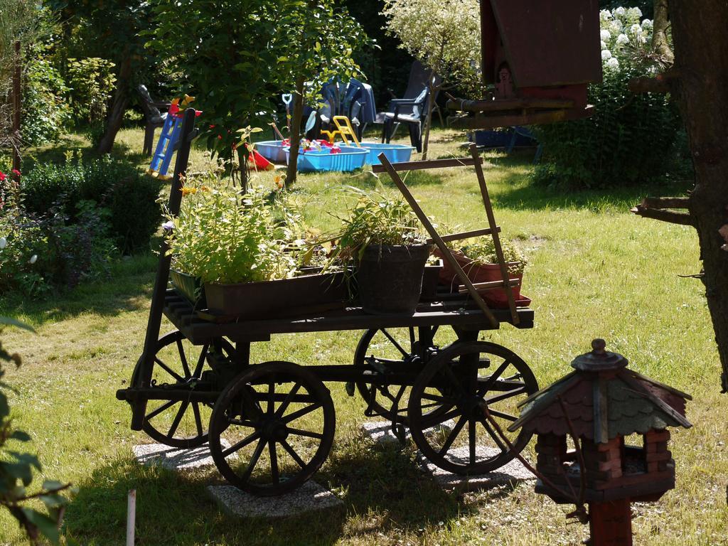 Familien-Ferienwohnung Haustein Konigswalde Exteriér fotografie